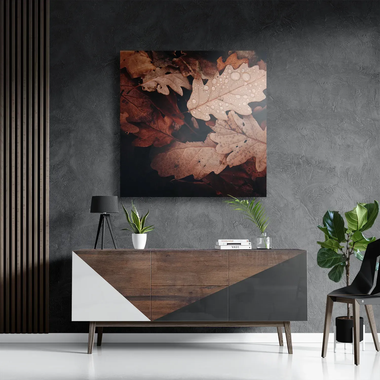 Schilderij Herfstweer Vierkant Template D Vierkant Natuur 13 3