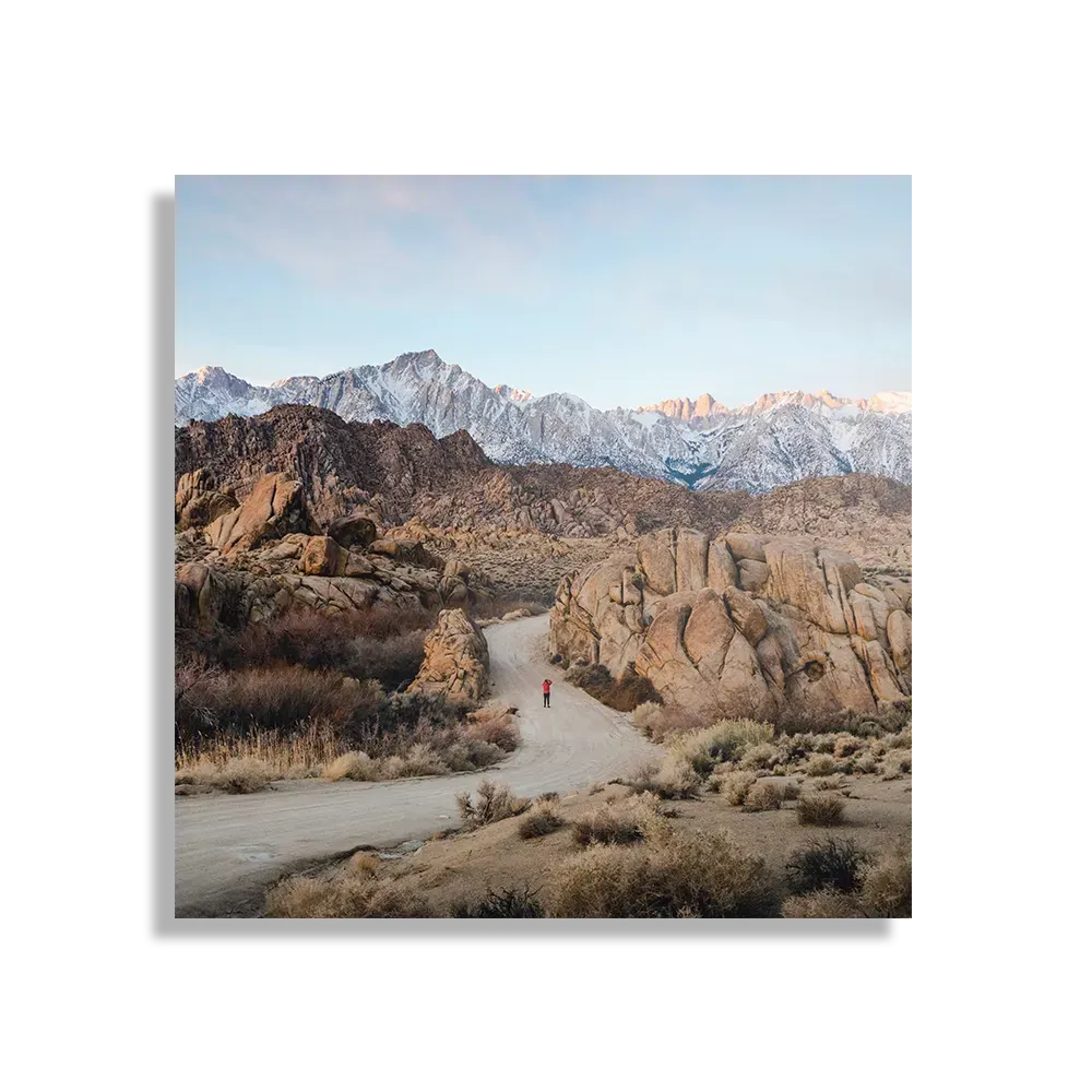 Schilderij Mount Whitney Vierkant Template D Vierkant Natuur 16 1