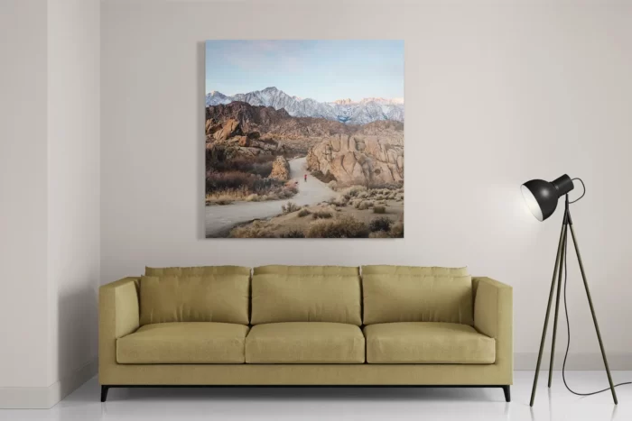 Schilderij Mount Whitney Vierkant Template D Vierkant Natuur 16 2