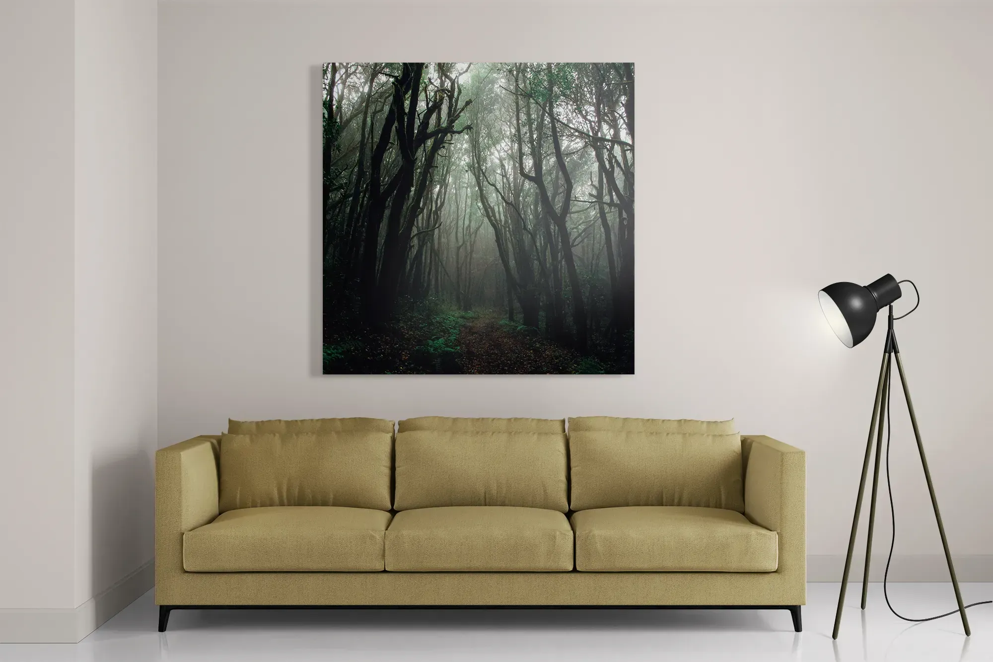 Template_D_Vierkant_Natuur_17-2 Schilderij Het Donkere Bos 2 Vierkant Template D Vierkant Natuur 17 2