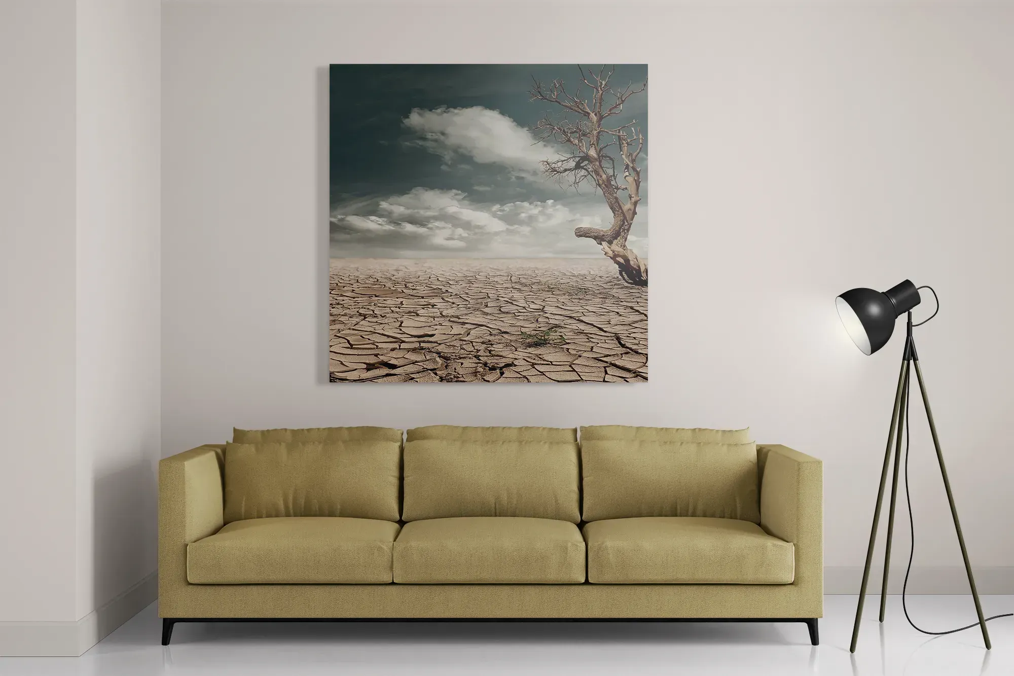 Schilderij Deathvalley Vierkant Template D Vierkant Natuur 23 2