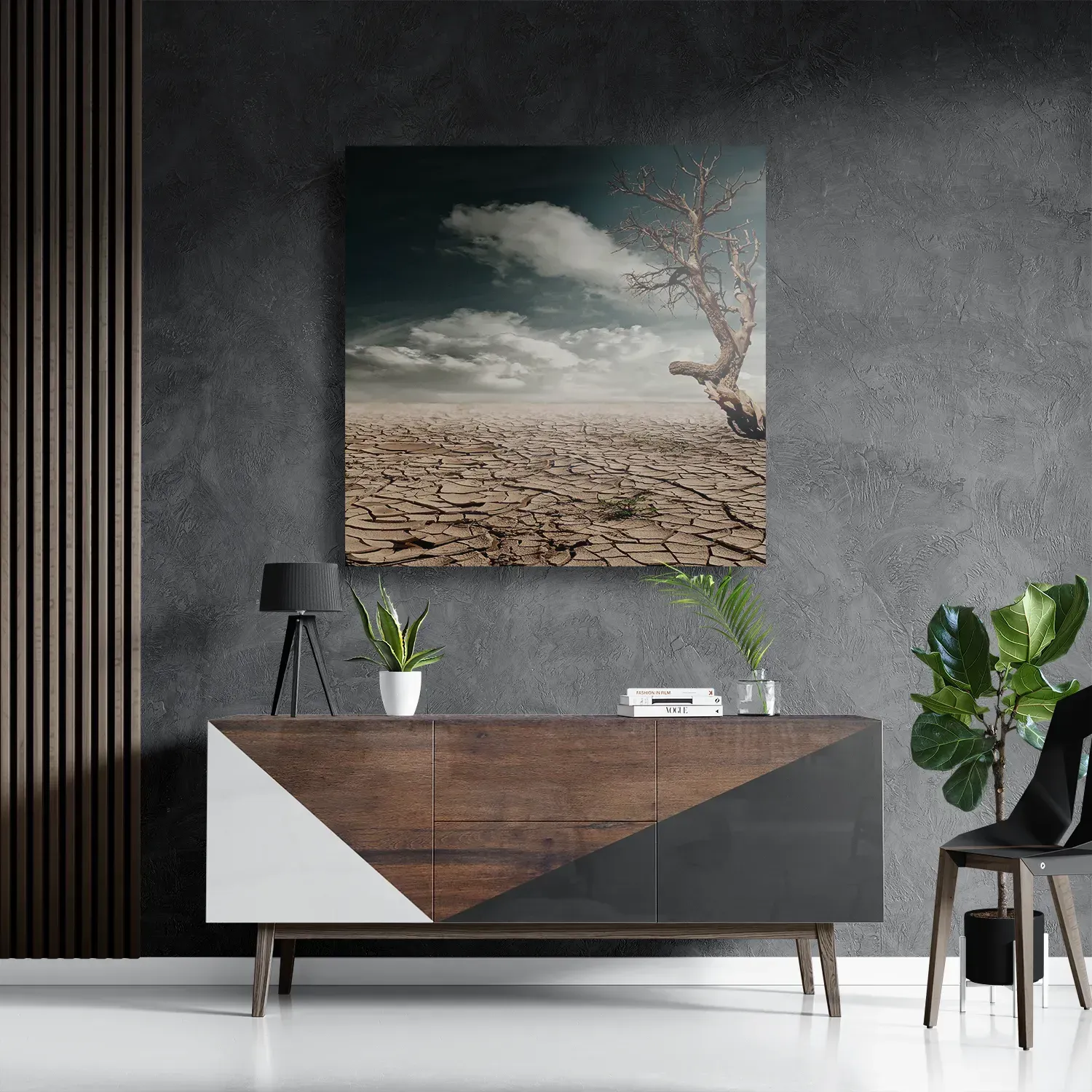 Schilderij Deathvalley Vierkant Template D Vierkant Natuur 23 3