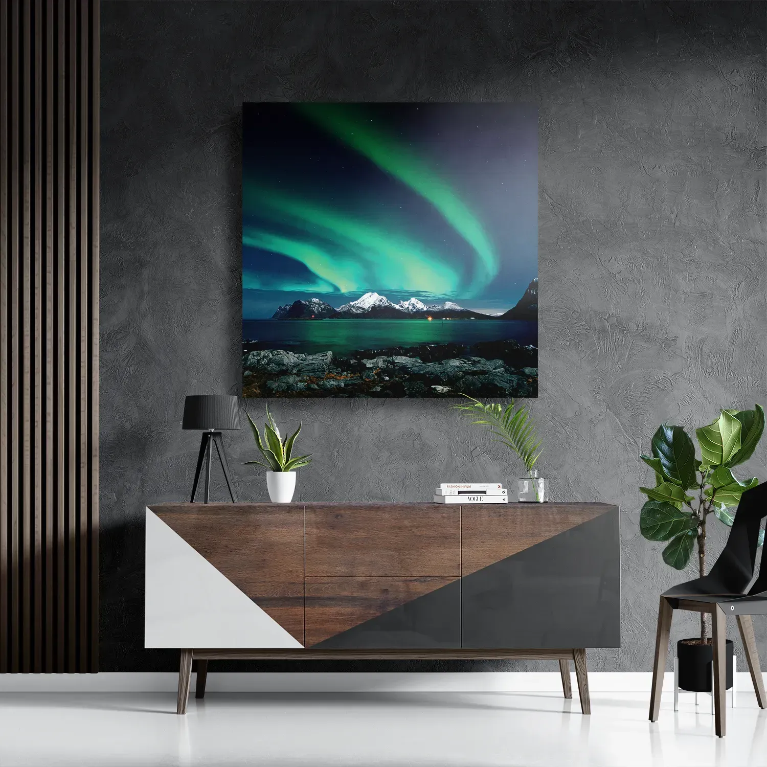 Schilderij Aurora Vierkant Template D Vierkant Natuur 32 3