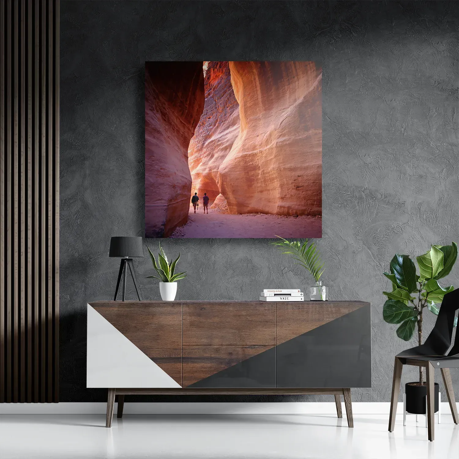 Schilderij De Zion grotten Vierkant Template D Vierkant Natuur 37 3
