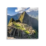 Schilderij Machu Picchu Vierkant Template D Vierkant Natuur 44 1