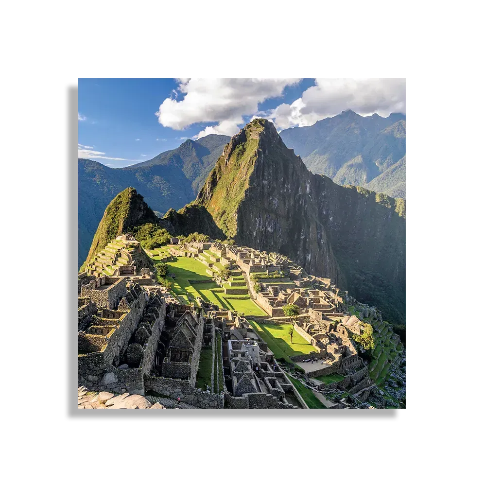 Schilderij Machu Picchu Vierkant Template D Vierkant Natuur 44 1