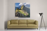 Schilderij Machu Picchu Vierkant Template D Vierkant Natuur 44 2