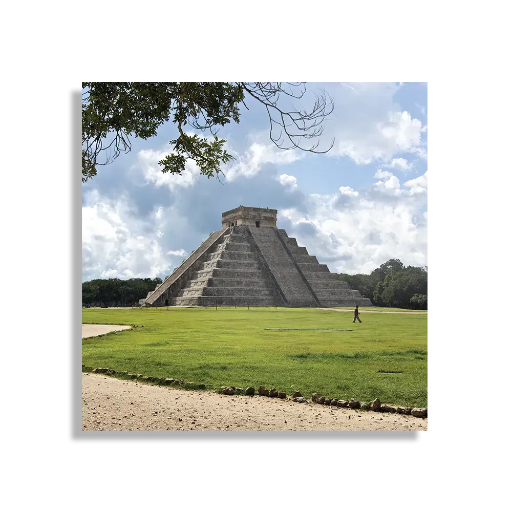 Schilderij Teotihuacán Vierkant Template D Vierkant Natuur 47 1