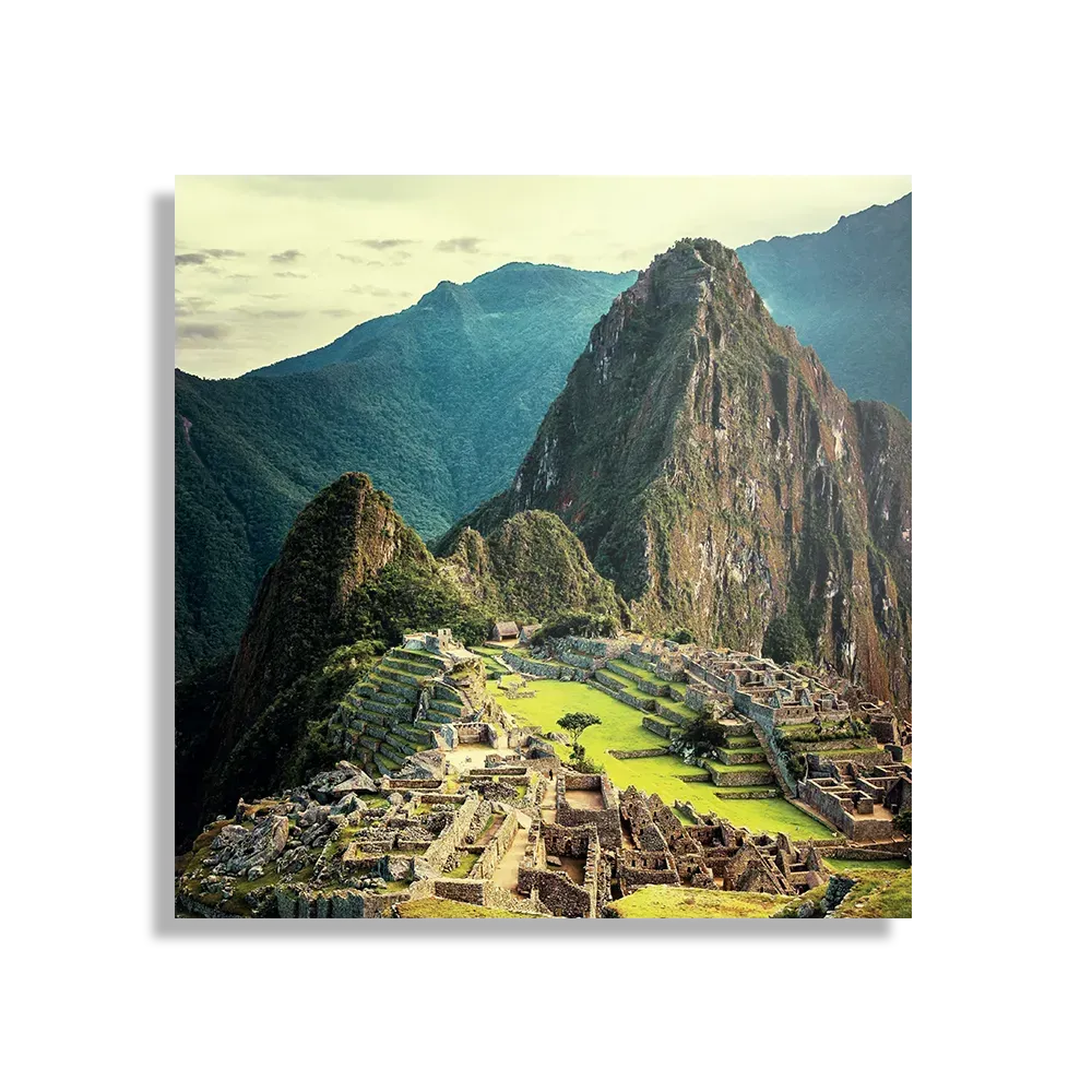 Schilderij Machu Picchu 2 Vierkant Template D Vierkant Natuur 48 1