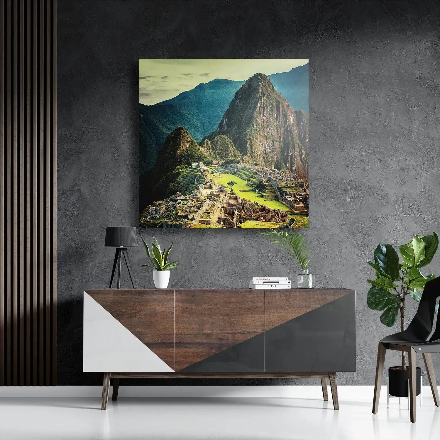 Schilderij Machu Picchu 2 Vierkant Template D Vierkant Natuur 48 3