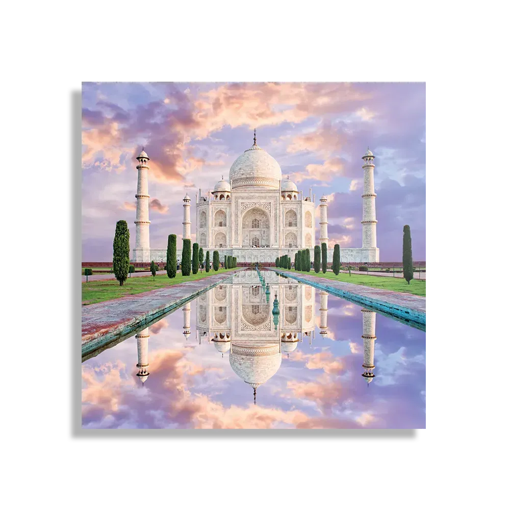Schilderij De Tajmahal 2 Vierkant Template D Vierkant Natuur 58 1