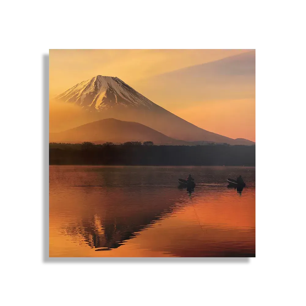 Schilderij Fuji Vierkant Template D Vierkant Natuur 69 1