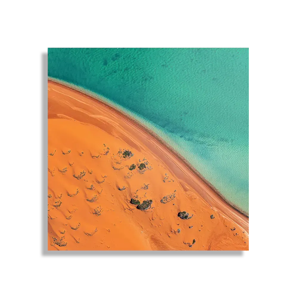 Schilderij Kleurrijke woestijn Vierkant Template D Vierkant Natuur 79 1