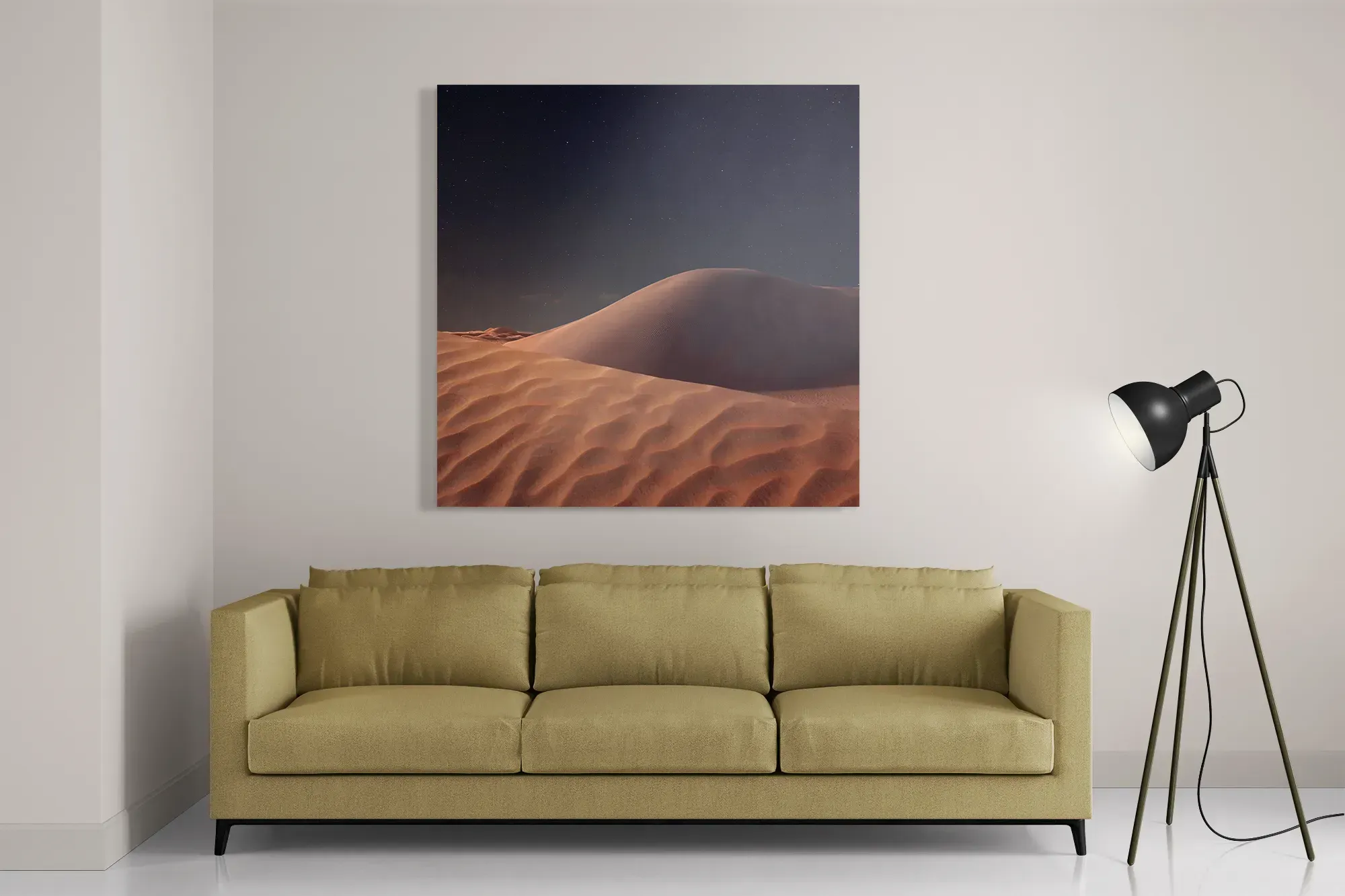 Schilderij De woestijn Vierkant Template D Vierkant Natuur 86 2