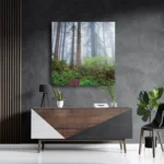 Schilderij Sequoia bos Vierkant Template D Vierkant Natuur 88 3