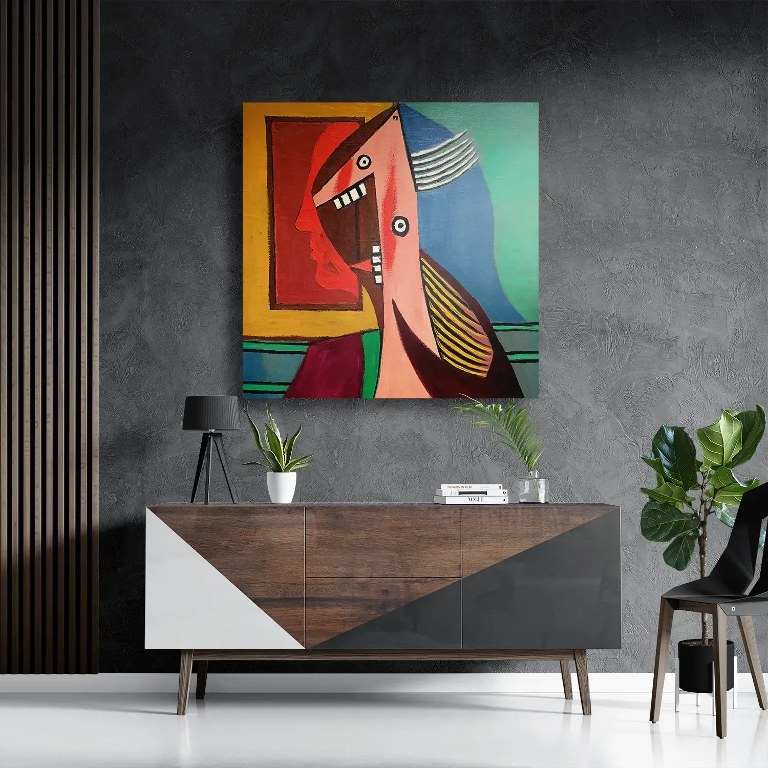 Schilderij Picasso De Vrouw 1929 Vierkant Template D Vierkant Om 13 3