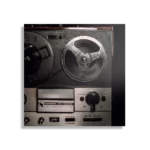 Schilderij De Oude Bandrecorder Vierkant Template D Vierkant Retro 11 1
