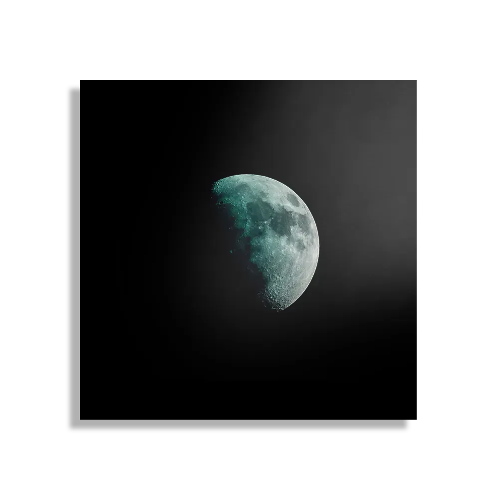 Schilderij To The Moon Vierkant Template D Vierkant Ruimtevaart 2 1