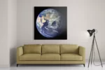 Schilderij Onze Aarde Vierkant Template D Vierkant Ruimtevaart 5 2