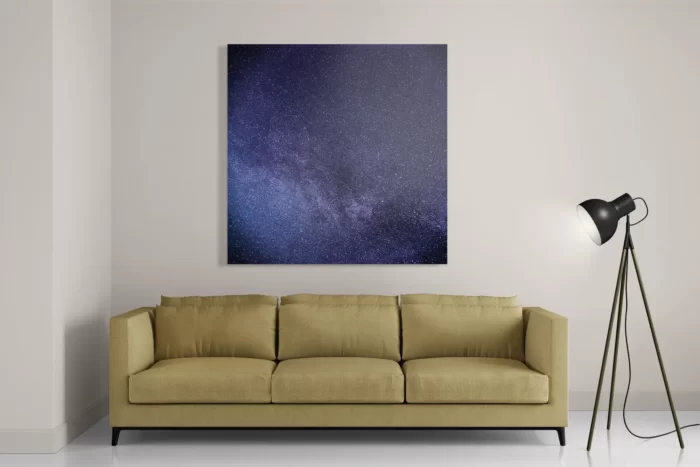 Schilderij Het sterrenstelsel Vierkant Template D Vierkant Ruimtevaart 9 2