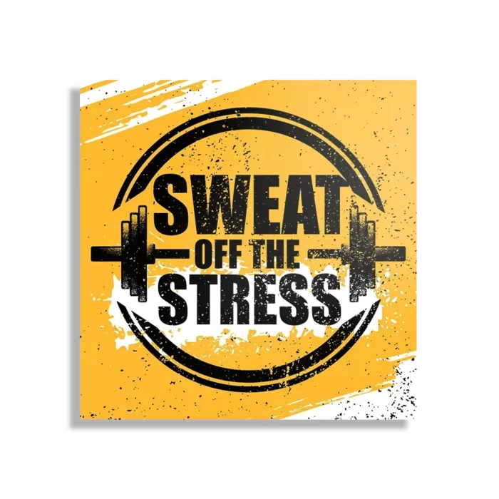 Schilderij Sweat Off Time Stress Vierkant Template D Vierkant Sport 15 1