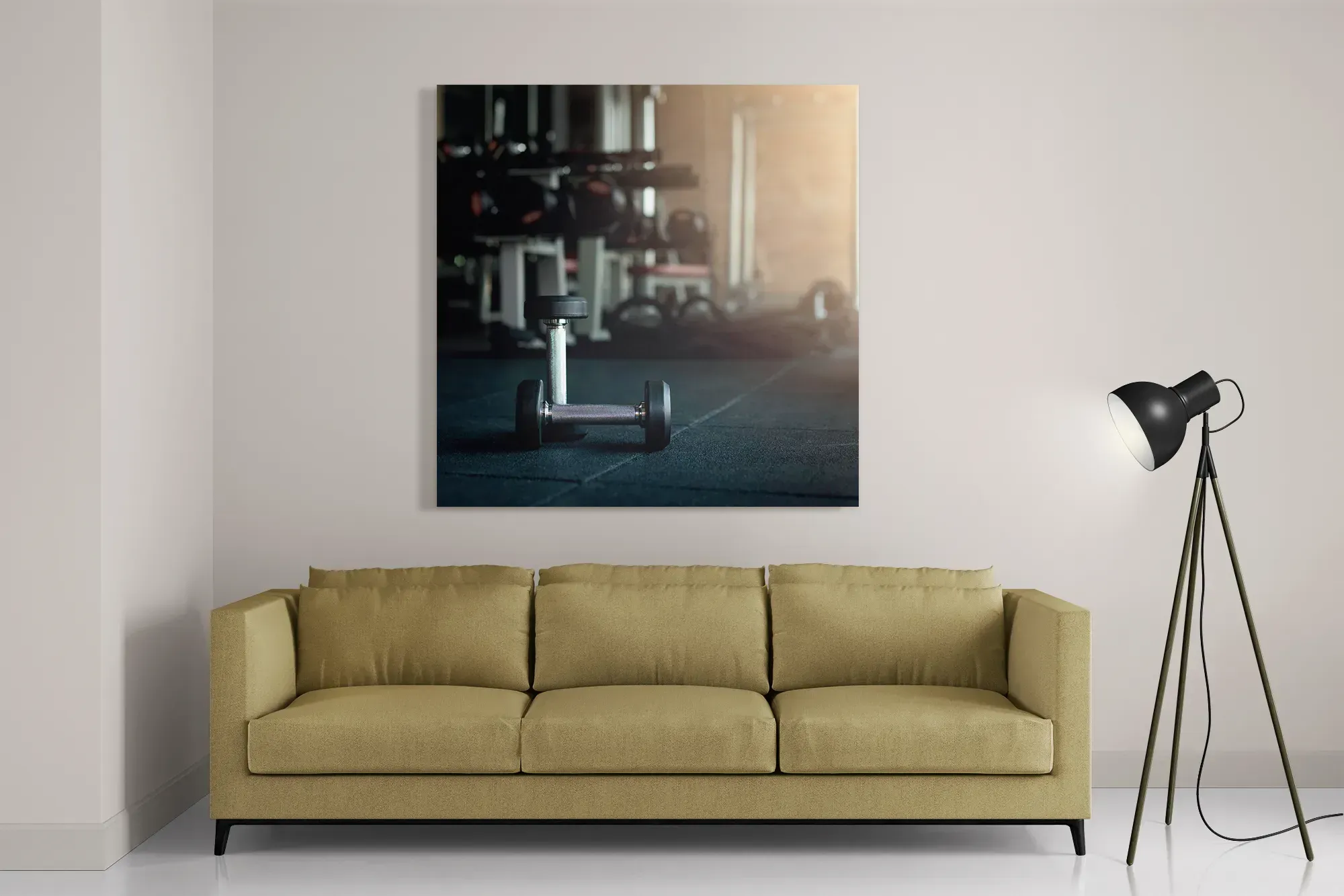 Schilderij Sportschool Vierkant Template D Vierkant Sport 16 2