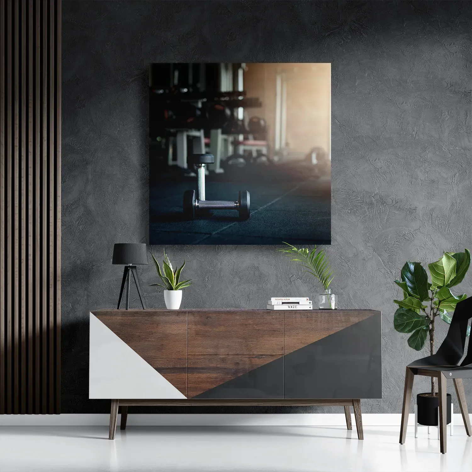 Schilderij Sportschool Vierkant Template D Vierkant Sport 16 3