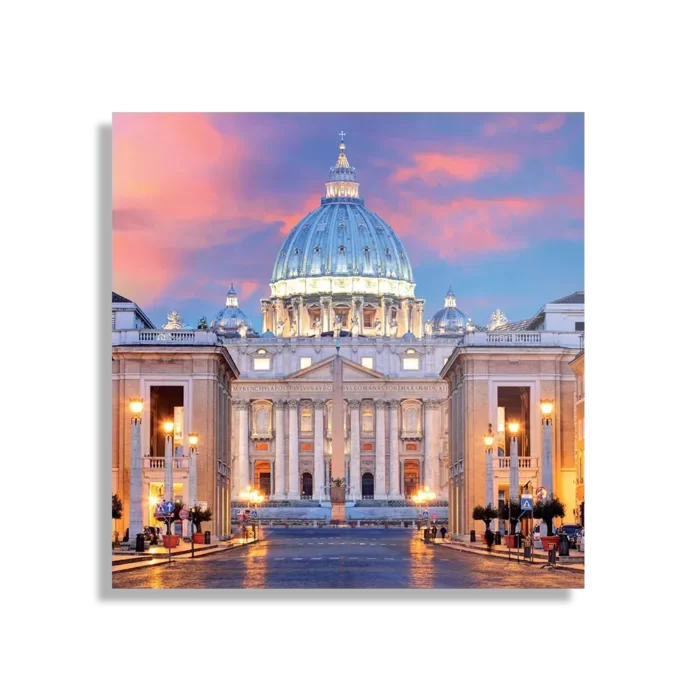 Schilderij Het Vaticaan Vierkant Template D Vierkant Steden 56 1