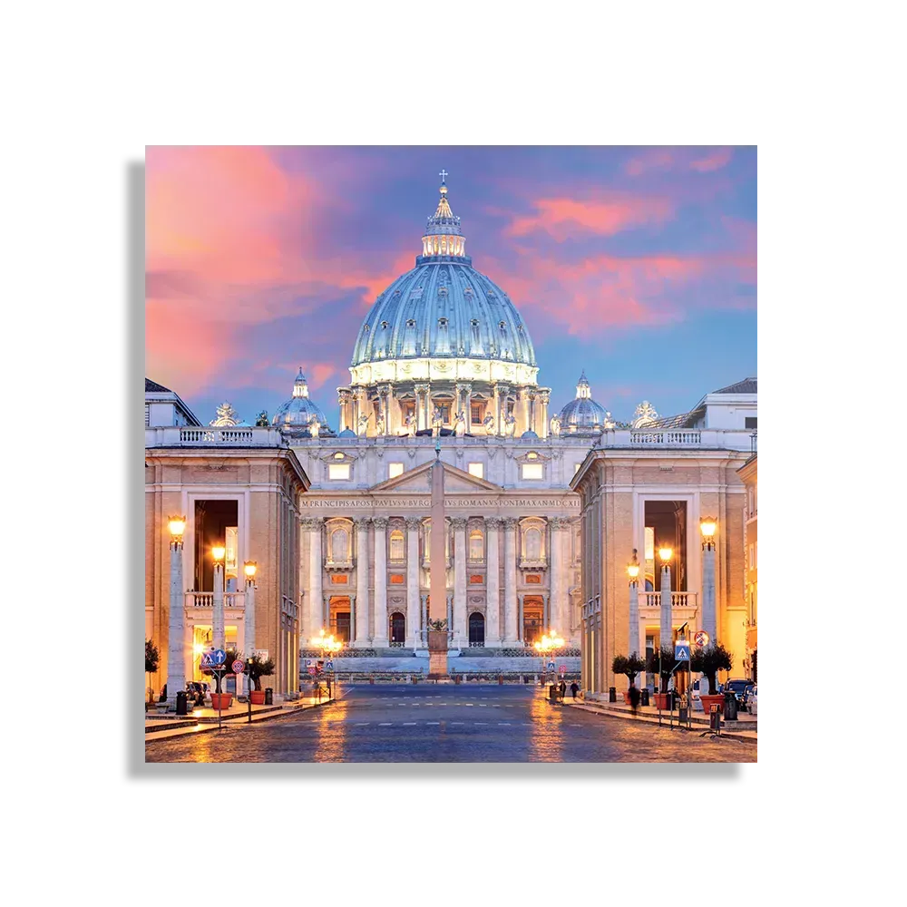 Schilderij Het Vaticaan Vierkant Template D Vierkant Steden 56 1