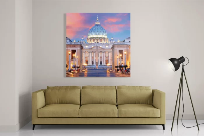 Schilderij Het Vaticaan Vierkant Template D Vierkant Steden 56 2