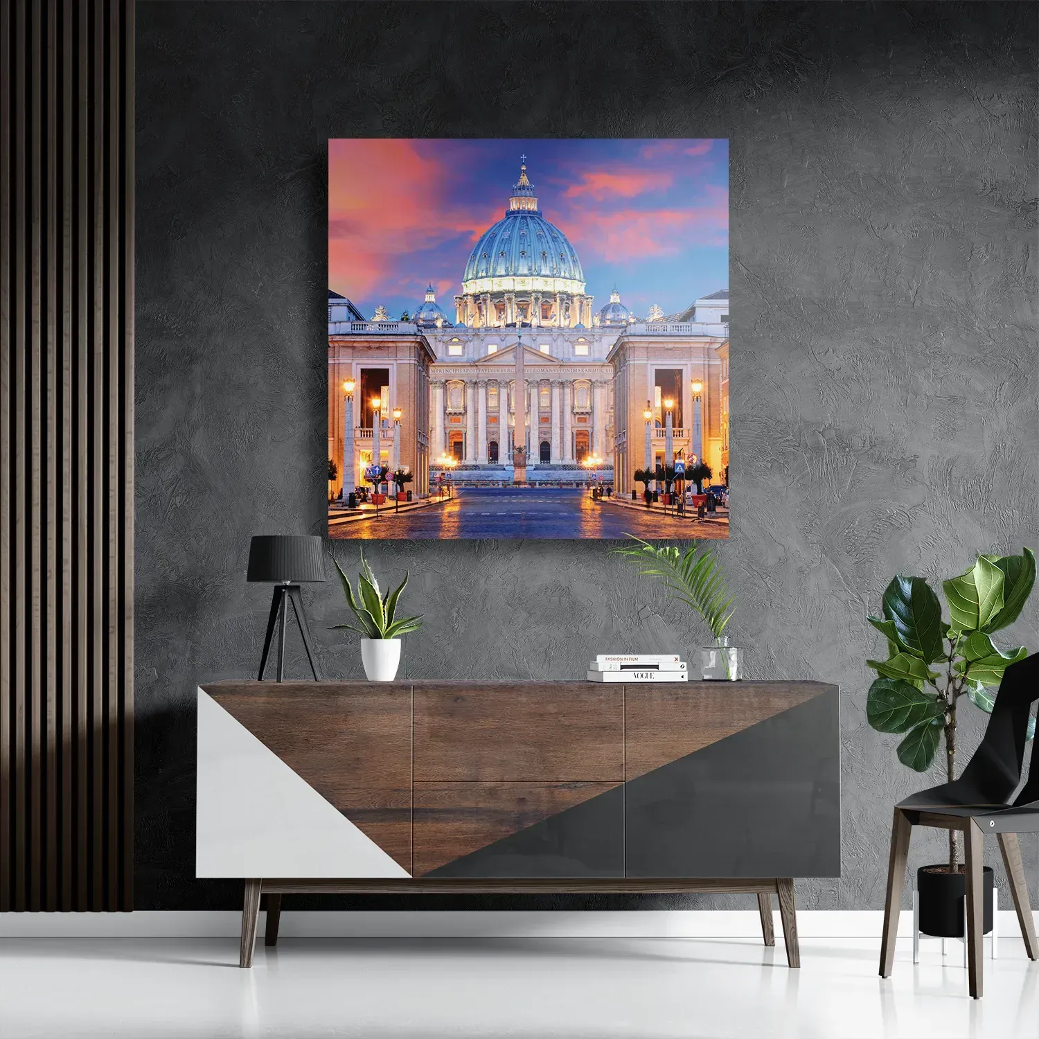 Schilderij Het Vaticaan Vierkant Template D Vierkant Steden 56 3