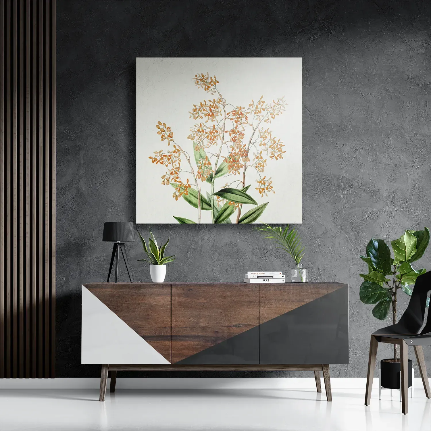 Template_D_Vierkant_Vintage_16-3 Schilderij Prent Bloemen Vierkant Template D Vierkant Vintage 16 3