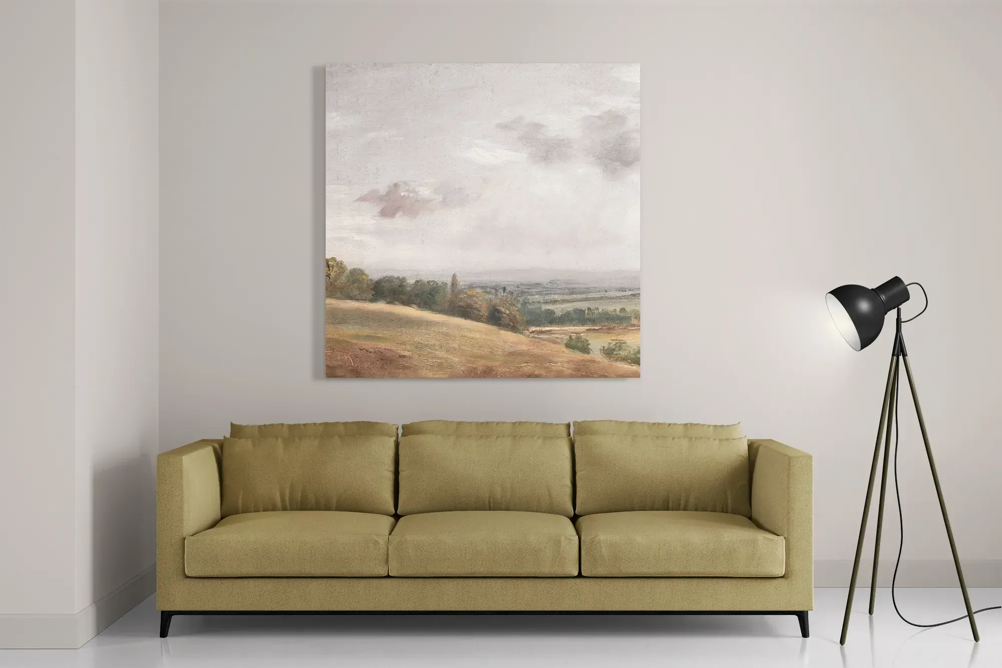 Schilderij Het Landschap van Vroeger 02 Vierkant Template D Vierkant Vintage 20 2