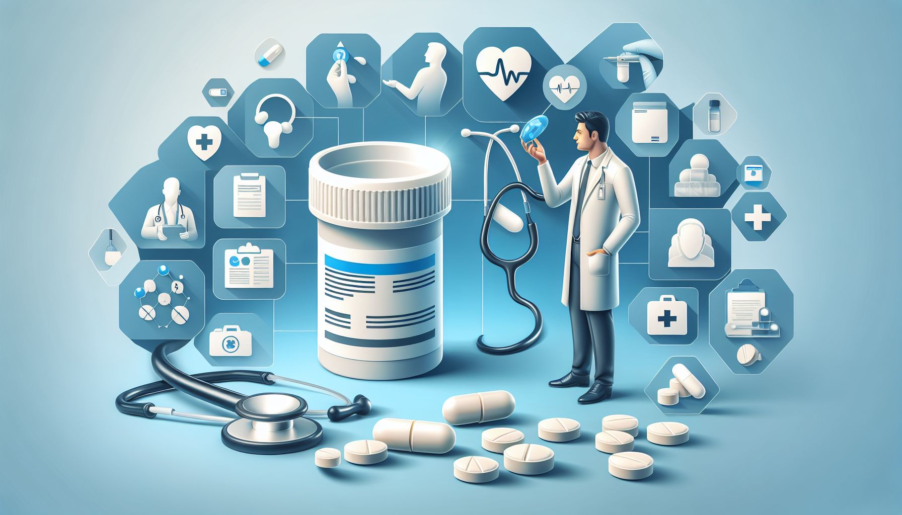 An image illustrating the chemical structure of Vardenafil